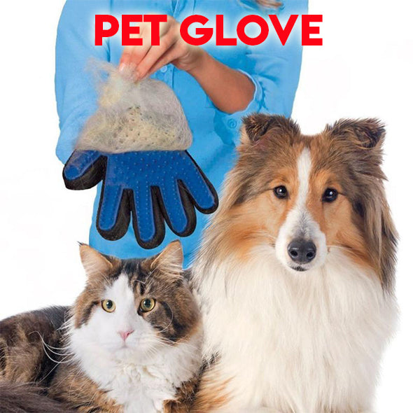 PetGlove 2 Γάντια Μασάζ & Περιποίησης Κατοικίδιων Zώων